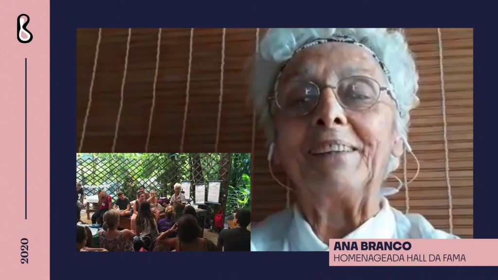 Professora Ana Branco - Homenageada Hall da Fama